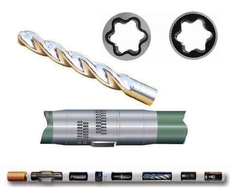 Hard NBR Rubber Screw Pump Stator For Progressive Cavity Pump Replacement